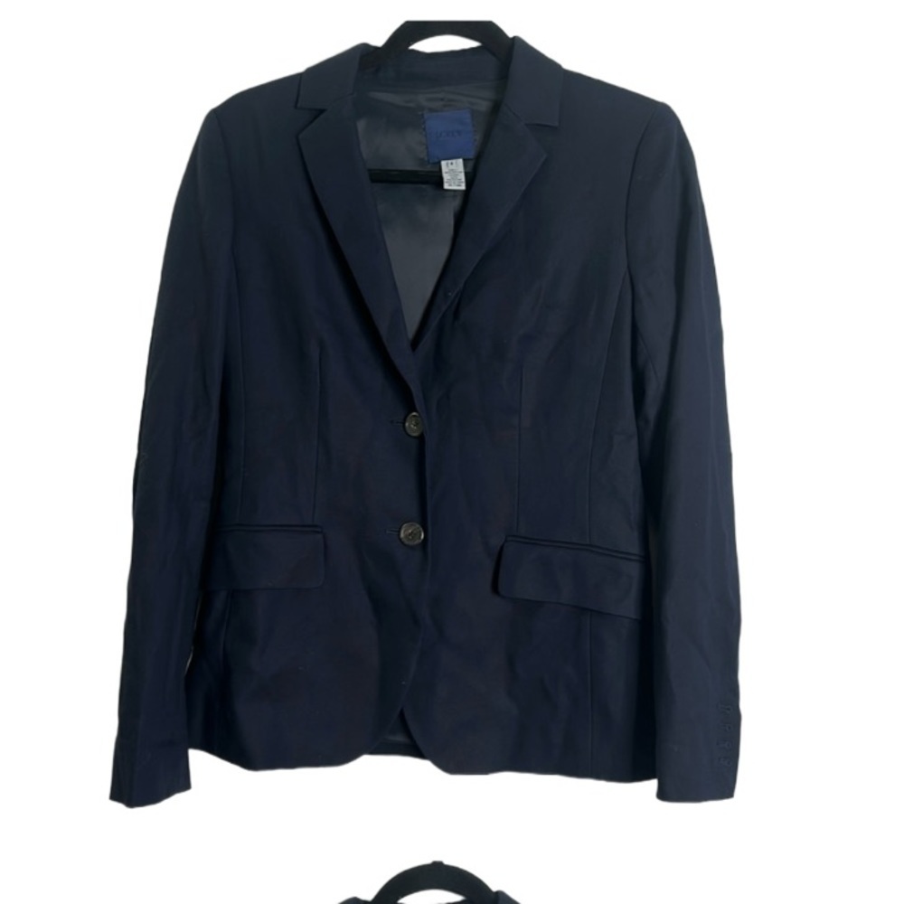 J crew navy blue blazer size 4